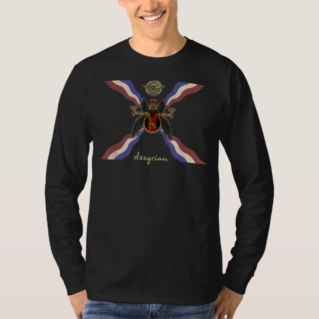 Enlil Ancient Assyrian Gilgamesh Sumerians Mesopot T Shirt (Framsida)