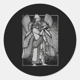 Enlil Elil Ancient Sumerian God Anunnaki Gilgamesh Runt Klistermärke