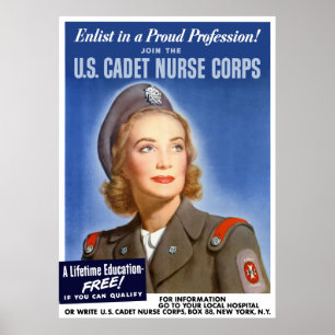 Enlist i ett stolt yrke! poster