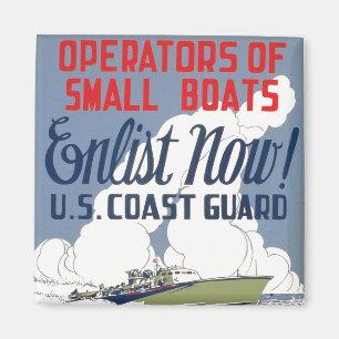 Enlist nu! U.S. Kustbevakning Magnet