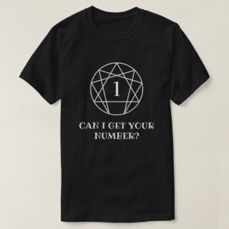 Enneagram Anpassningsbar kan få ditt nummer T Shirt