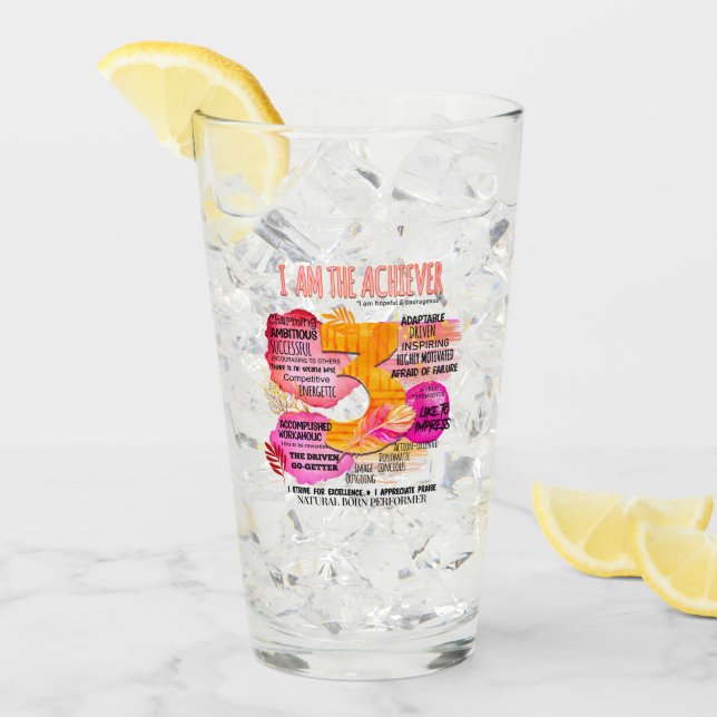 Enneagram typ 3 - jag är Achiever Glaskopp (Framsida Ice)