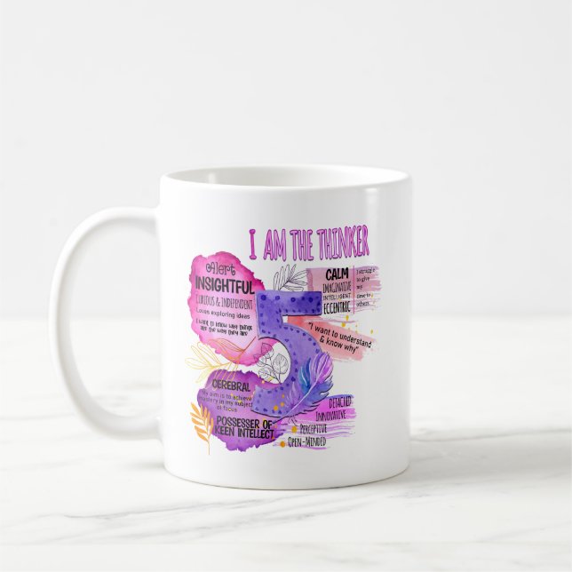 Enneagram typ 5 - jag är Thinker Kaffemugg (Vänster)