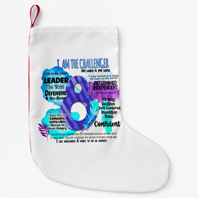 Enneagram typ 8 - jag är ballast liten julstrumpa (Framsidan)