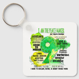 Enneagram typ 9 - jag är fredsstiftare nyckelring