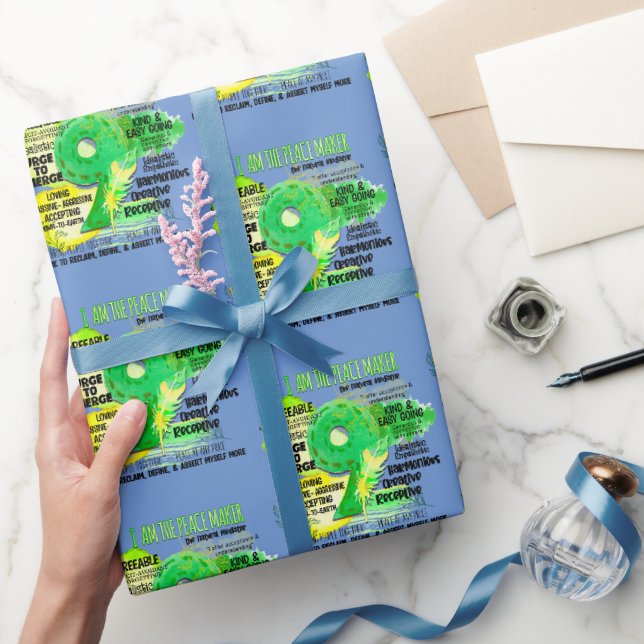 Enneagram typ 9 - jag är fredsstiftare presentpapper (Gifting)