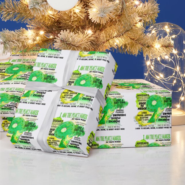 Enneagram typ 9 - jag är fredsstiftare presentpapper (Helgdagar)