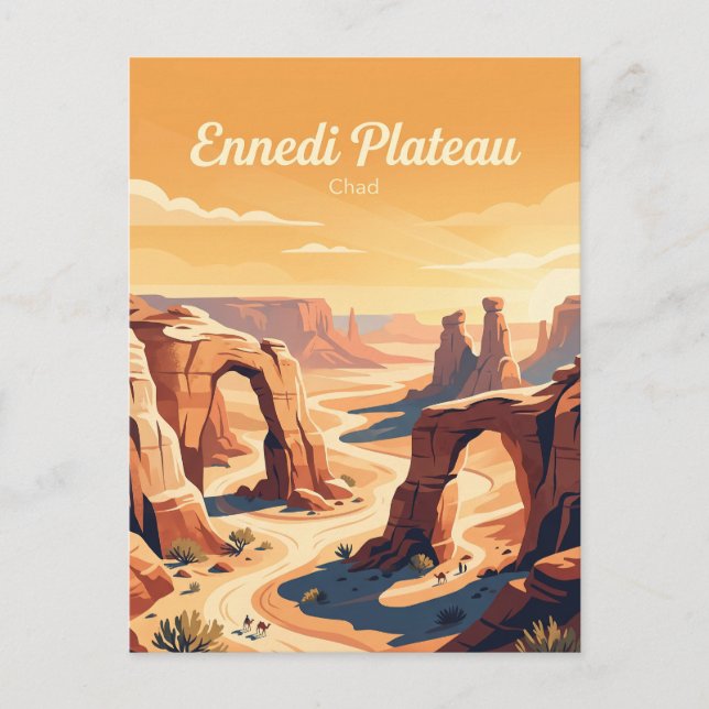 Ennediplatån Tchad Vykort (Framsida)
