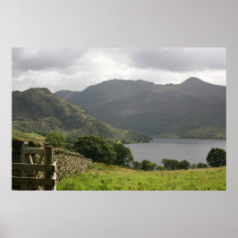 Ennerdale Vatten, distriktet Sjö i England Poster