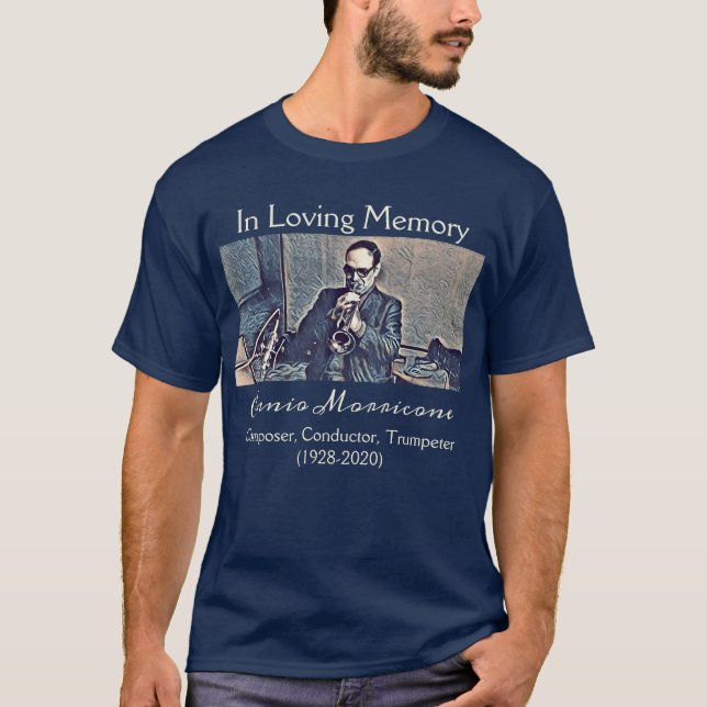 Ennio Morricone Memorial T-Shirt (Framsida)