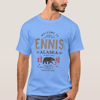 Ennis Alaska Town Oversized T Shirt