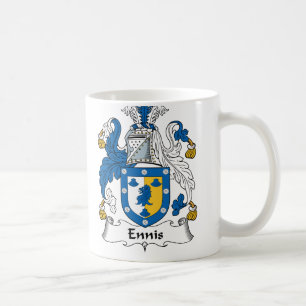 Ennis familjvapensköld kaffemugg