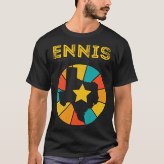 Ennis Texas Vintage Distress Souvenir 1 T Shirt