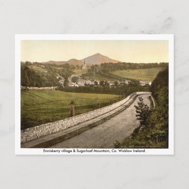 Enniskerry Village, Sugarloaf Mountain Wicklow Vykort (Framsida)