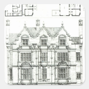 Ennismore Gardens, Sydkensington Fyrkantigt Klistermärke