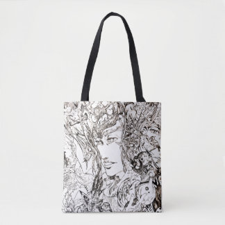 Enoch&lucifer tote bag tygkasse