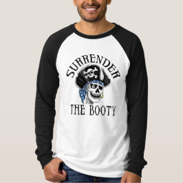 Enögd Pirat Skull och korsben Tee Shirt