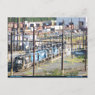 Enola Norfolk Southern Railroad Yard Harrisburg PA Vykort