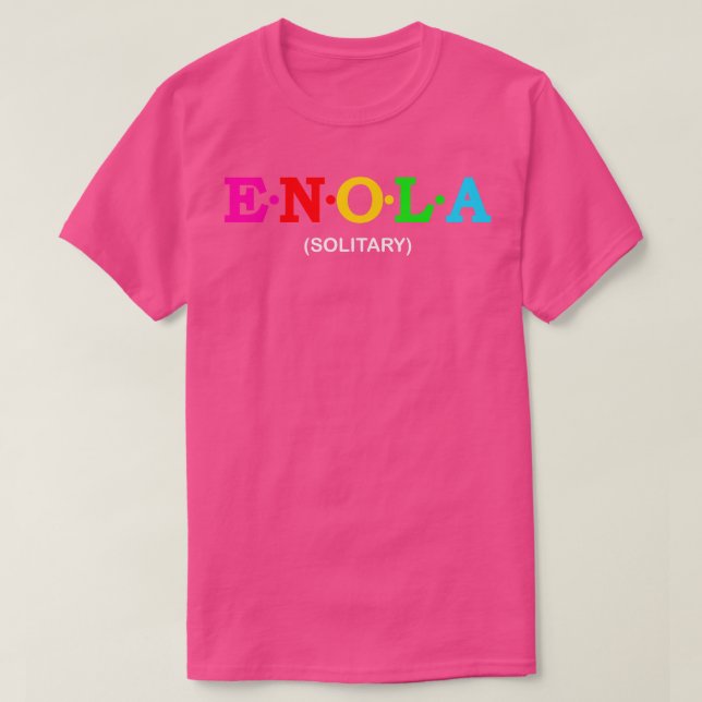 Enola Solitary T Shirt (Design framsida)
