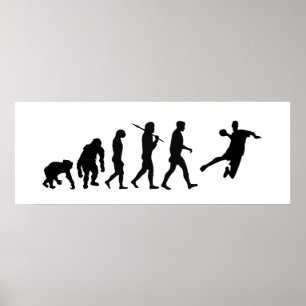 Enorm affisch för handboll - handbollevolution av