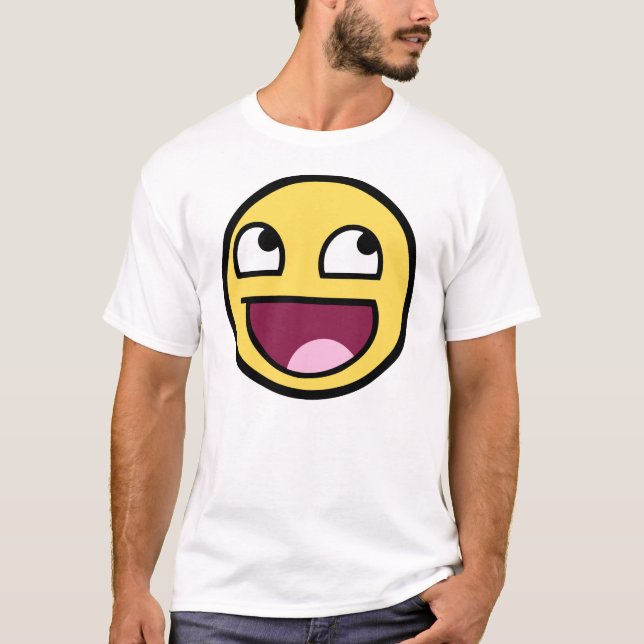 Enorm ansikteskjorta t-shirt (Framsida)