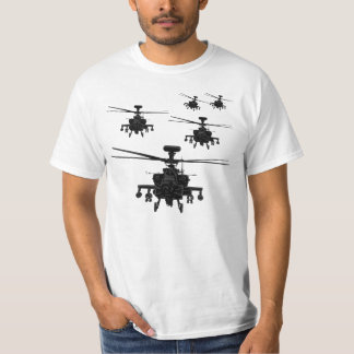Enorm Apache helikopter T-shirt