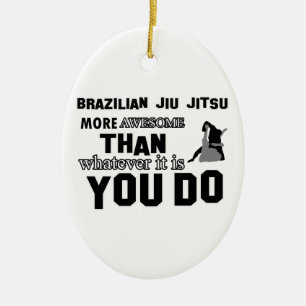 Enorm brasiliansk jiujitsudesign julgransprydnad keramik