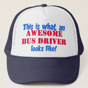 Enorm bussförare keps