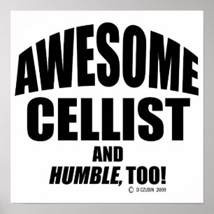 Enorm Cellist Poster