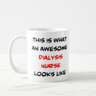 enorm dialysissjuksköterska kaffemugg