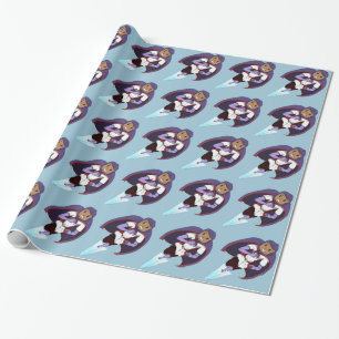 Enorm flicka presentpapper