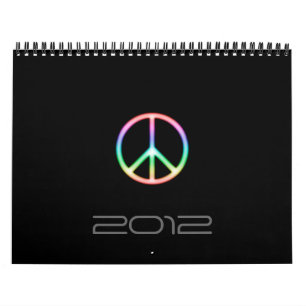 Enorm fredsymbolkalender 2012 kalender