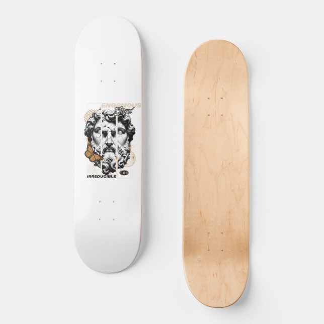 Enorm Gigant : Uthållighet Mini Skateboard Bräda 18,5 Cm (Framsida)