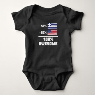 Enorm grekisk amerikan t-shirt