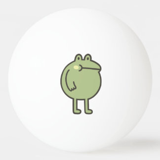Enorm groda pingisboll
