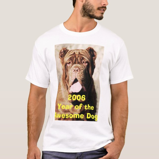 Enorm hund, 2006Year av den enorma hunden Tee (Framsida)