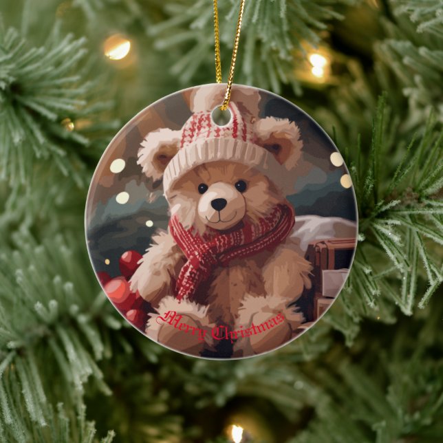 enorm julgransprydnad keramik (Träd)