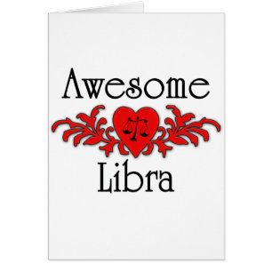 Enorm Libra Hälsningskort