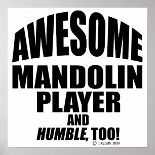Enorm Mandolinspelare Poster