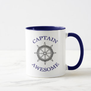 ENORM mugg för KAPTEN