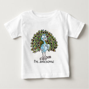 Enorm påfågelspädbarnT-tröja T-shirt