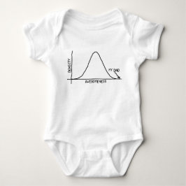 Enorm pappa - bekläda för statistikbaby t-shirt