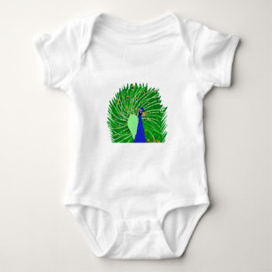 Enorm Peacock-originalkonst av Sophie-åldern 10 år T-shirt