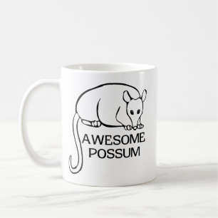Enorm pungråtta kaffemugg