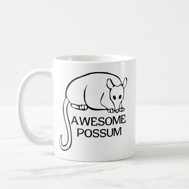Enorm pungråtta kaffemugg (Vänster)