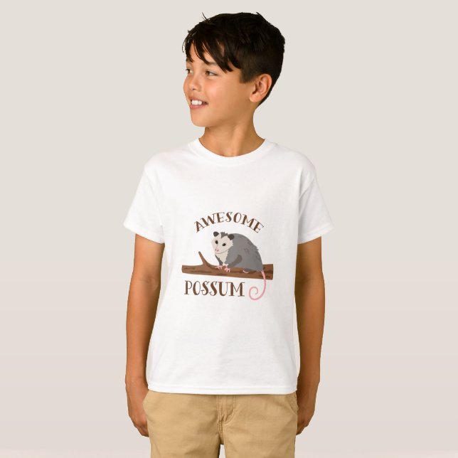 Enorm pungråtta t-shirt (Hel framsida)