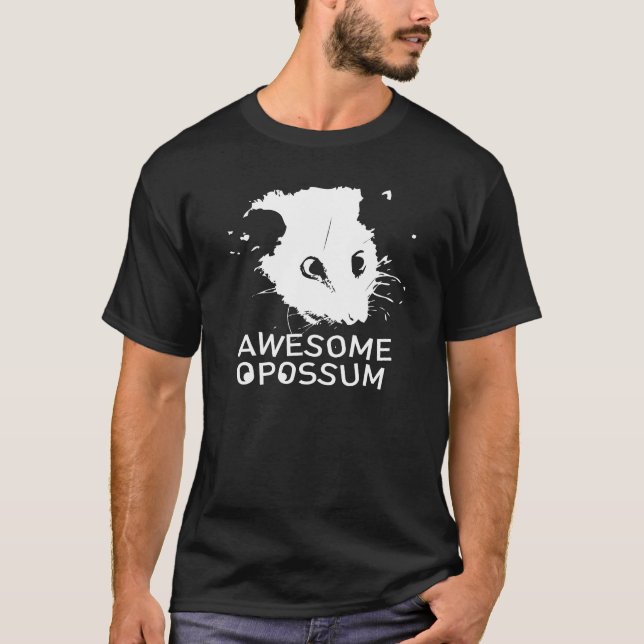 Enorm pungråtta t shirt (Framsida)
