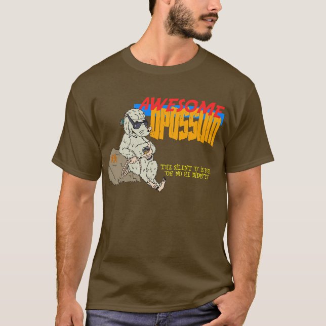 Enorm pungråtta tee shirt (Framsida)