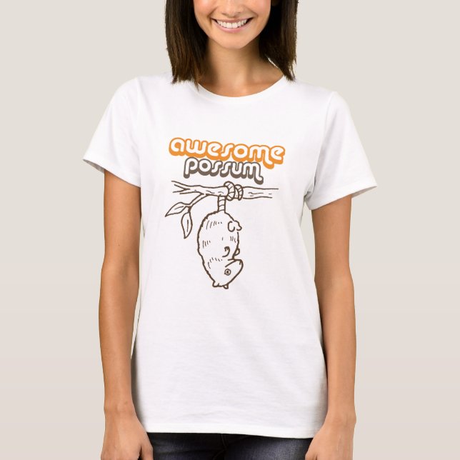 Enorm pungråtta tee shirt (Framsida)