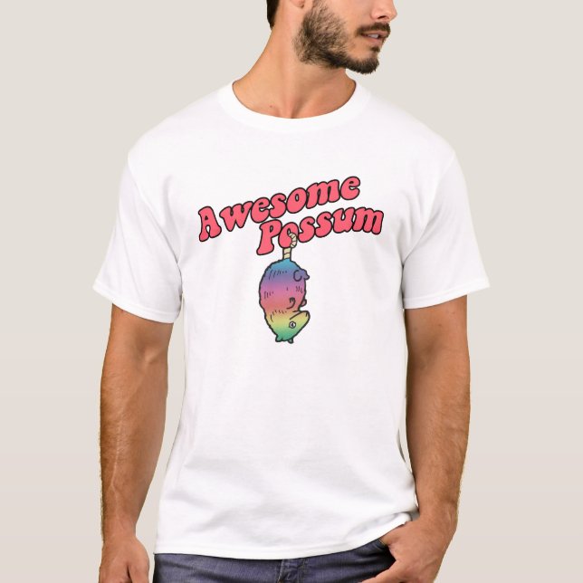 Enorm pungråtta tee shirt (Framsida)